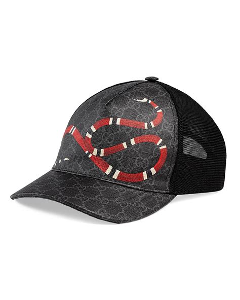 gucci black snake hat|gucci kingsnake print hat.